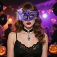 thumbnail image 4 of WHEANG Elegant Masquerade For Women Features Delicate Lace Patterns Perfect For Adding Charm To Prom Nights Or Formal Evening Events., 4 of 9