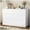 White-6 Drawers, variant on Black Dresser 6 Drawer Dresser Chests of Drawers Wood Storage Side Large Cabinet for Bedroom Closet Living Room