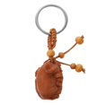 thumbnail image 1 of Zodiac Ox Bag Pendant for Decoration Use 1Pcs Peach Wood Ox Keychain, 1 of 5