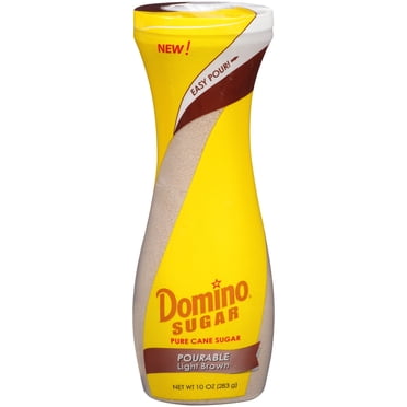 Domino Premium Pure Cane Light Brown Granulated Sugar, 2 lb for Baking ...