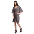 thumbnail image 3 of Moomaya Robe Courte de Caftan de Plage, Robe de Couverture Imprimée, Kaftan pour Femmes, Tenue de Plage, Couverture, 3 of 4