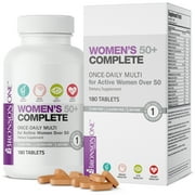 Bronson ONE Daily Women's 50+ Complete Multivitamin Multimineral, 180 Tablets