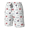 thumbnail image 4 of Pofeuu Colored Sail Boats Prin Men's Swim Trunks Quick Dry Bathing Suit Swimming Board Shorts Mesh Lining Beach Swimwear-XX-Large, 4 of 6