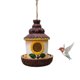 thumbnail image 4 of Resin Hummingbird House Decoration Garden Courtyard Haystack House Nests Feeding, 4 of 9