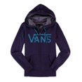 thumbnail image 1 of Sudadera con capucha Vans Conquered Zip-U para mujer morado grande, 1 of 2