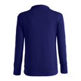 thumbnail image 4 of MIASHUI Women's V-Neck Button Front Knit Cardigan, Fashion Solid Color Open Front Lightweight Casual Jacket for Women Blue,S, 4 of 5