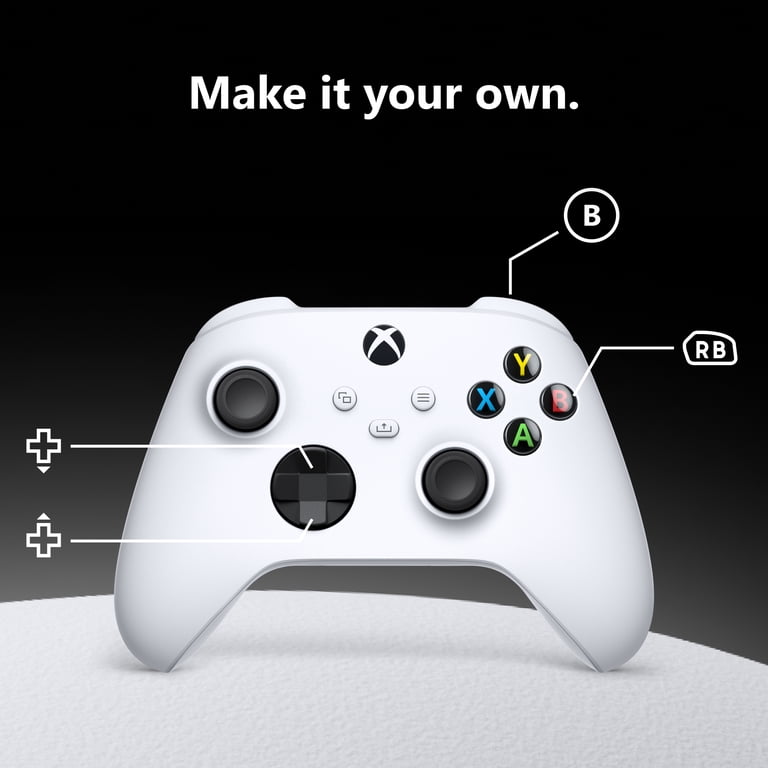 XBOX, Wireless Controller, Robot White, for Series X|S, One, PC