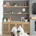 thumbnail image 4 of S4Sassy Leopard Safari Print Wallpaper- Jungle Removable Wall Covering,25" x 120" Self-Adhesive Textured Vinyl Wallpaper, Decorative Wall Wrap, Easy DIY Wall Covering For Bedrooms- Grey, 4 of 9