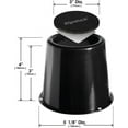 thumbnail image 4 of Slipstick CB672 3 Inch Bed Risers/Furniture Raisers with Steel Reinforced Holder Top, Lifts Height 3" (4 Pack), 4 of 5