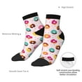 thumbnail image 4 of Bingfone Colorful Donuts Design Patterned Men's Women's Casual Cotton Socks, 4 of 5