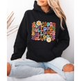 thumbnail image 5 of Bulldogs Hoodie for Women & Teen Girls Groovy Retro School Spirit Game Day Pullover Sweatshirt, 5 of 8