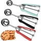 thumbnail image 1 of Juego de 3 cucharas dosificadoras de acero inoxidable 18/8 para hornear (#60, #40, #20) con mango ergonómico antideslizante, 1 of 5