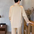 thumbnail image 3 of Conjunto de pijamas Conjunto de pijamas de dos piezas con pantalones casuales de manga larga y conjunto de pijamas con hebilla, 3 of 5