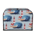 thumbnail image 2 of Goofa Beacon In The Huge Waves Of The Surf Print Toaster Cover 4 Slice, Four Slice Bread Machine Cover Quilted Toaster Covers Bread Maker Cover Kitchen Appliance Cover, 2 of 7