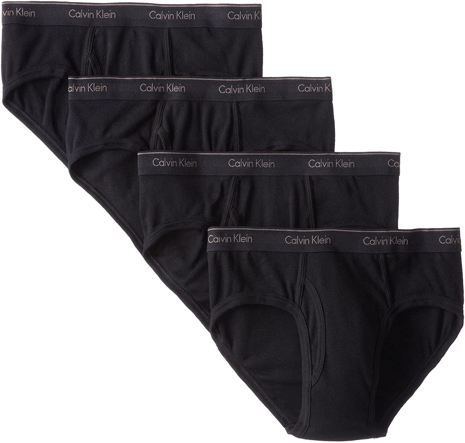 Calvin Klein Men's Underwear Cotton Classics 4 Pack Low Rise Briefs