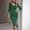 Green, variant on Fall Dresses for Women 2025 Elegant Sweater Knitted Long Sleeve Solid Color Round Neck Dress