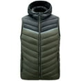 thumbnail image 2 of Vest For Men Sevevn Men's Hooded Padded Jacket Lightweight Zipper Puffer Vest Jacket, 2 of 8