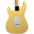 thumbnail image 4 of Sawtooth Citron Vanilla Cream ES Series Electric Guitar with White Pickguard - Includes: Gig Bag, Amp, Picks, Tuner, Strap, Stand, Cable, Guitar Instructional, & Free Music Lessons, 4 of 13