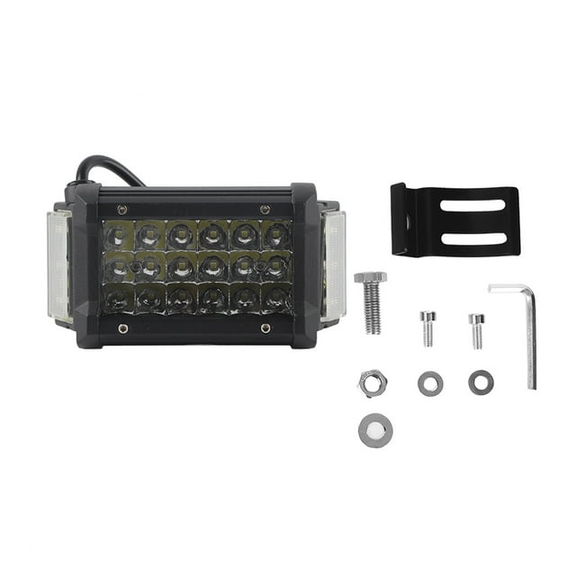 Lumière LED, Accessoire de Modification de Voiture 108W 34LED Universel, Lumière de Conduite Robuste et Résistante
