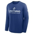 thumbnail image 4 of Men's Fanatics Blue Tampa Bay Lightning Authentic Pro Rink Tech Long Sleeve T-Shirt, 4 of 7