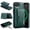 Green, variant on Magnetic Detachable Wallet Case For iPhone 16e/17e, Compatible with Mag Safe, 2-in-1 PU Leather Back Folio Kickstand Flip Cover with Multi-Card Slots [RFID Blocking] Slim Case,Black