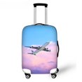2021 new creative aircraft luggage case travel antisplashing fashion