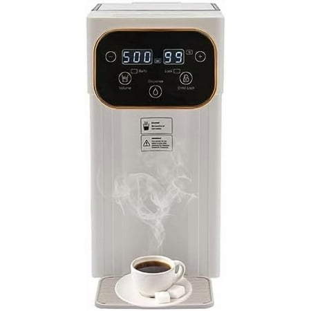 Instant Hot Water Dispenser, 110V 1500W Countertop Water Dispenser with Filter 3L Electric Drinking Machine with 12 Temperatures & 8 Volume Settings & Safety Lock for Homes, Offices