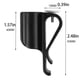 thumbnail image 3 of Advancent Clip de palo de Golf portátil Universal soporte de ajuste de Putter de partido de entrenamiento con marcador de bola abrazadera de Ropa Deportiva, Zapatos Negro, 3 of 6