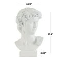 thumbnail image 4 of Home Decor Collection Sterling & Noble Home White Decorative Tabletop Resin Bust Figurine, 4 of 12