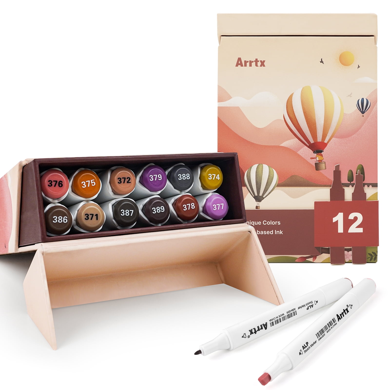  Arrtx 36 Colors Acrylic Marker for Rock Painting