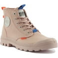 thumbnail image 1 of Palladium Pampa Hi Mono Metro Unisex Lace Up Canvas Ankle Boot In Pink Size 8, 1 of 6