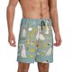 thumbnail image 2 of Fotbe Cute Farm Birds Pantalones Cortos de Pijama para Hombre, Ropa de Dormir, Pantalones de Pijama Cortos para Hombre-4X-Large, 2 of 6