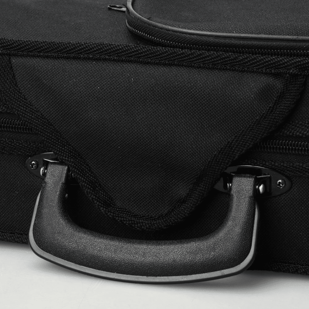 Tcbosik 4/4 Violin Case, Portable Travel Carrying Bag with Beige Lining, Beige Yellow & Black