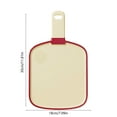 thumbnail image 3 of Xecvkr Double Sided Antibacterial Cutting Board, Kitchen Chopping Block Non Slip Mat, Vegetable Carving Board, Red, 38x25x0.8cm, 3 of 6