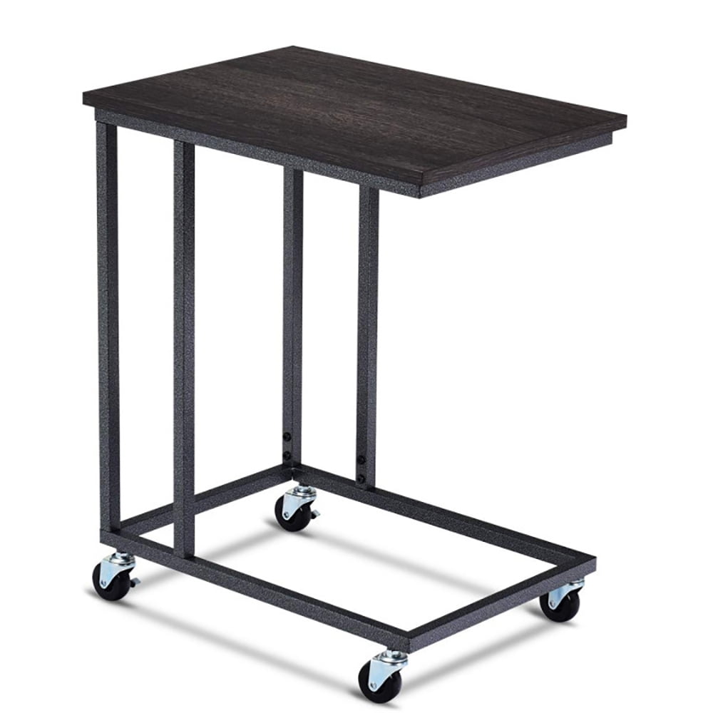 Finihen Side Table, Laptop Holder Sofa Multiple Side End MobileTable, Sofa Side Table, Bed Side Table, for Living Room, Bedroom, Black