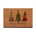 thumbnail image 4 of Bzdzmqm under $5 4Pcs Christmas Doormat, Christmas Themed Decorative Floor Mat, Stain Resistant Bathroom Kitchen Rug, Sturdy Easy to Clean Door Mat, Festive Holiday Home Decor, 4 of 9