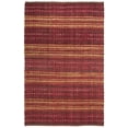 thumbnail image 3 of SAFAVIEH Natural Fiber Ombre Striped Jute Area Rug, Red/Gold, 6' x 9', 3 of 10