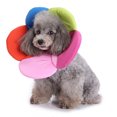 thumbnail image 4 of Dog Cone After Surgery, Pet Recovery Collar for Dogs and Cats, Protective Collar (Rainbow Flower), 4 of 7