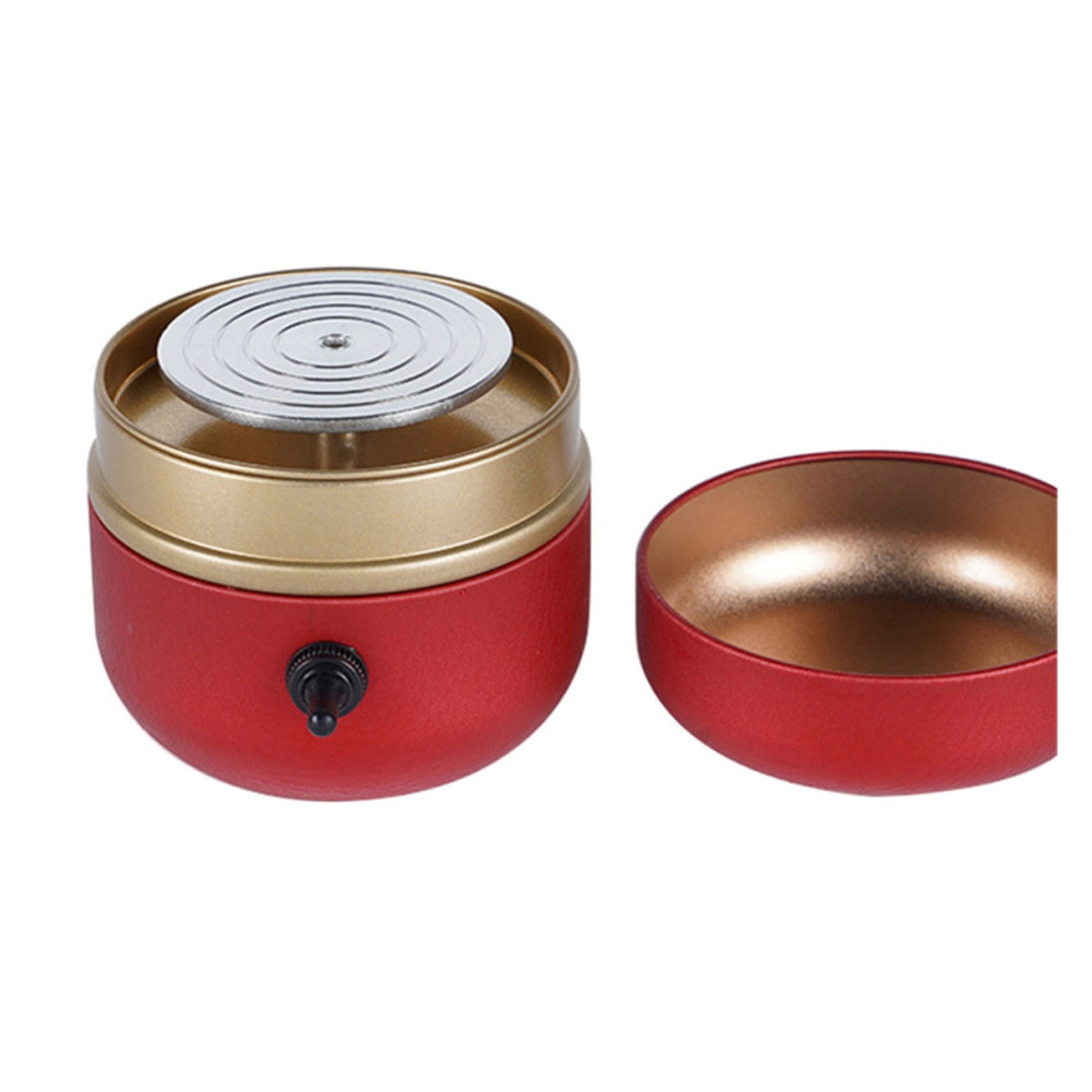 Mini Red Ceramic Wheel 1500 Rpm / Minimum Electric Ceramic Machine Ceramic Tools In Your Own Clay With Children's Art Education Tray ,Wide Ranging Usage