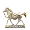 thumbnail image 2 of Steadline Resin Galloping Horse Figurine - Elegant Home Office Decor with Wealth Symbolism for Living Room Desk and Shelf Display to Create Positive Energy During Holiday Season, 2 of 5