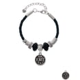 thumbnail image 2 of Delight Jewelry Silvertone Medical Caduceus Seal - EMT Daughter Celtic Knot Leather Bead Bracelet, 7"+2" Extender, 2 of 4