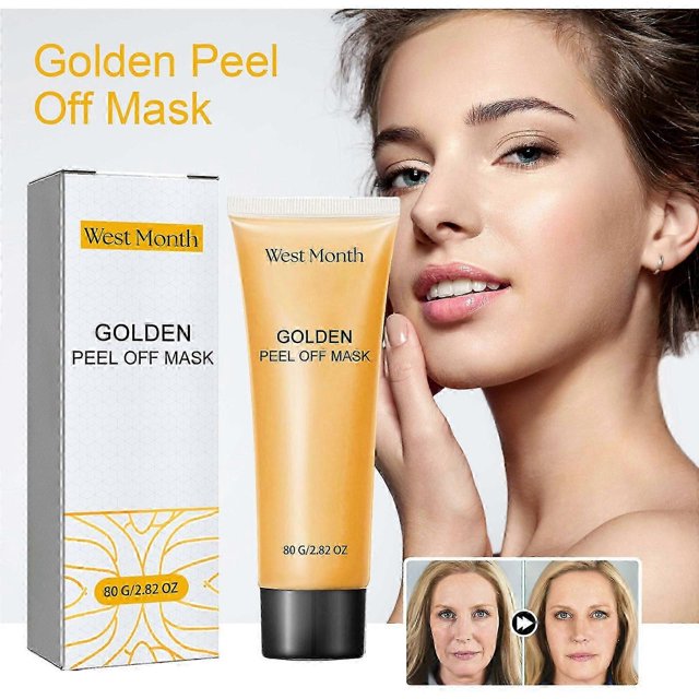 West Month Golden Tear Mask Cleanses Skin Keratin, Repairs Dullness, Diminishes Fine Lines and Nourishes Skin