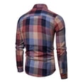 thumbnail image 4 of Camisa De Hombre A Cuadros Con Botones, 4 of 8