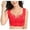 Red, variant on Seamless Underwear For Women Ice Silk Wireless Plus Size Comfortable Sleep Yoga Sports Bra