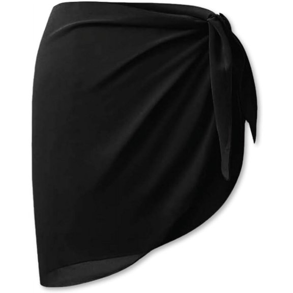 AquaGlam - Soft Chiffon Beach Sarong Skirts and Wraps for Women - Swim Cover up Skirt