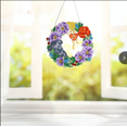 thumbnail image 1 of Home Wall Decoration Diamond Christmas Wreath (C, Style) 1 Pieces, 1 of 2