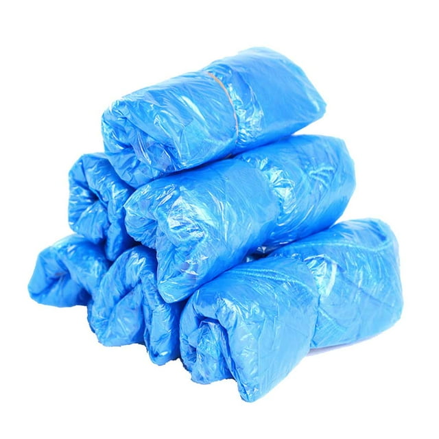Ounissouiy 100 piezas de cubiertas impermeables para zapatos a prueba de polvo, cubiertas antideslizantes universales para zapatos, accesorios Cubiertas para muebles de jardín