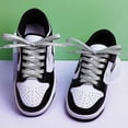 thumbnail image 3 of ZHAOCHENG 2 pares de cordones con purpurina, cordones planos color plata, 3 of 5