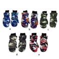 thumbnail image 2 of Naiovety 3 pares de manoplas para niños invierno impermeable camuflaje impreso espesar diseño azul Suministros térmicos Naranja Naiovety HA059239-02B, 2 of 5