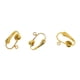 thumbnail image 3 of 12 piezas de aros de latón para pendientes para joyería Oro, 3 of 9